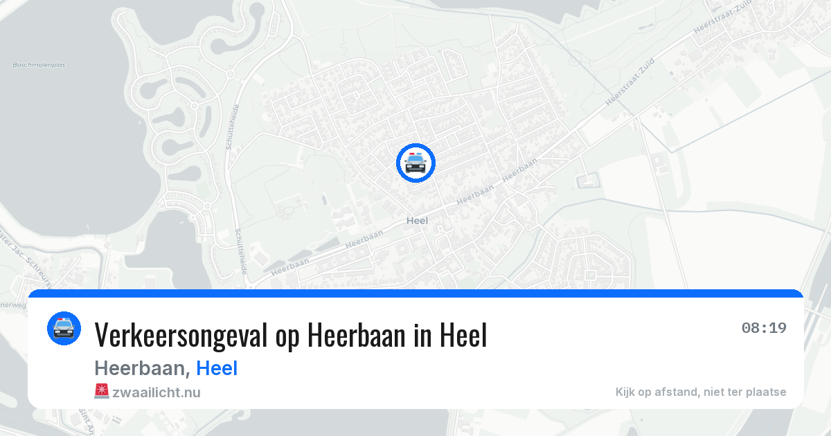 Verkeersongeval op Heerbaan in Heel — 4 jun 2026