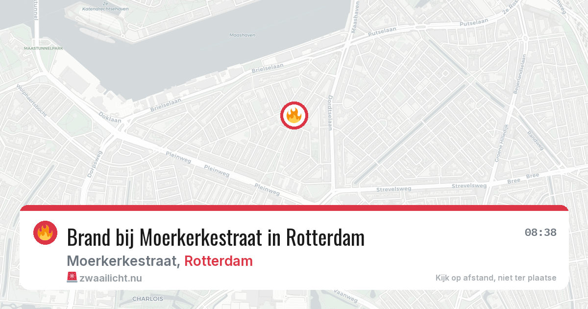 Brand bij Moerkerkestraat in Rotterdam — 22 mei 2026
