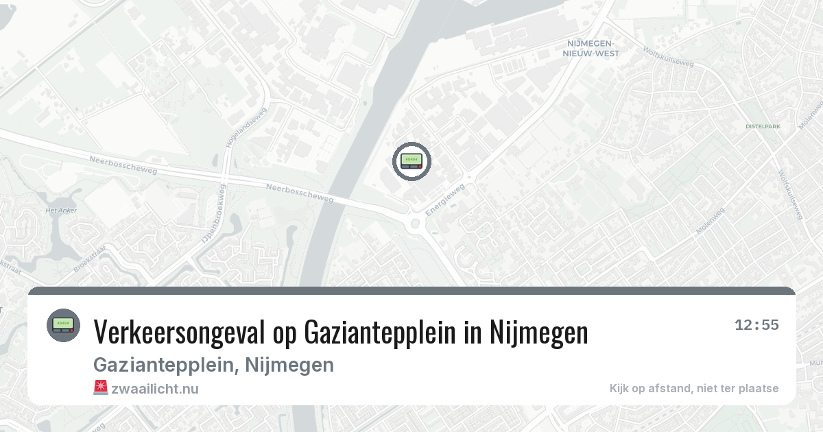 Verkeersongeval op Gaziantepplein in Nijmegen — 22 jul 2026