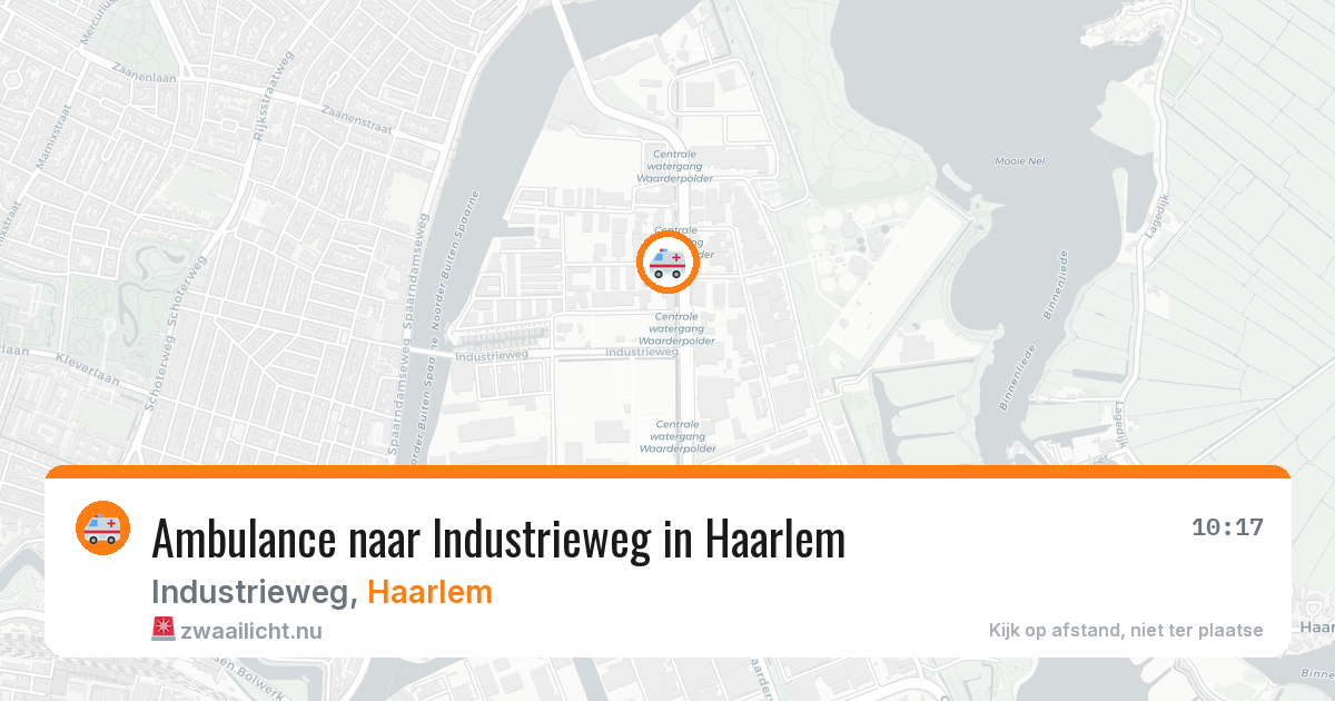 Ambulance naar Industrieweg in Haarlem — 2 jun 2026