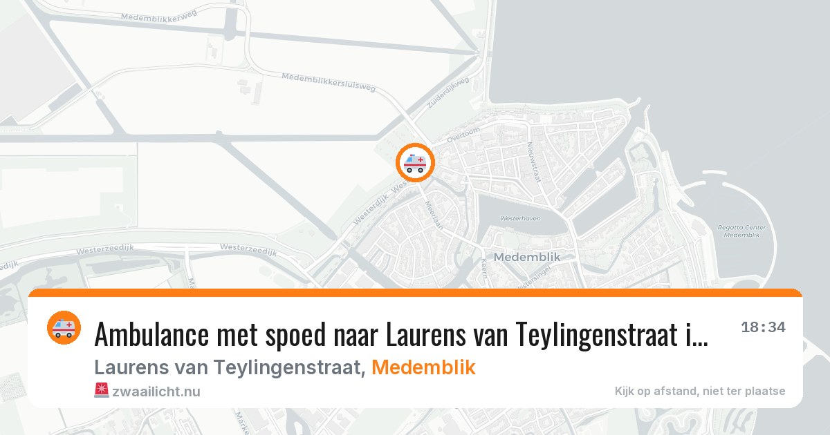 Ambulance met spoed naar Laurens van Teylingenstraat in Medemblik — 7 apr 2026
