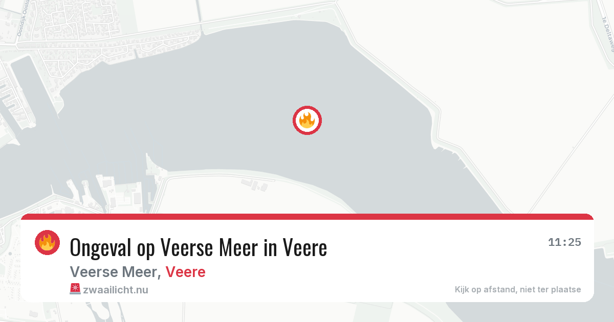 Ongeval op Veerse Meer in Veere — 3 jun 2026