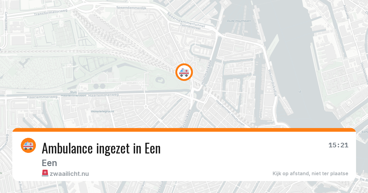 Ambulance ingezet in Een — 8 jul 2026 | 🚨 Zwaailicht.nu