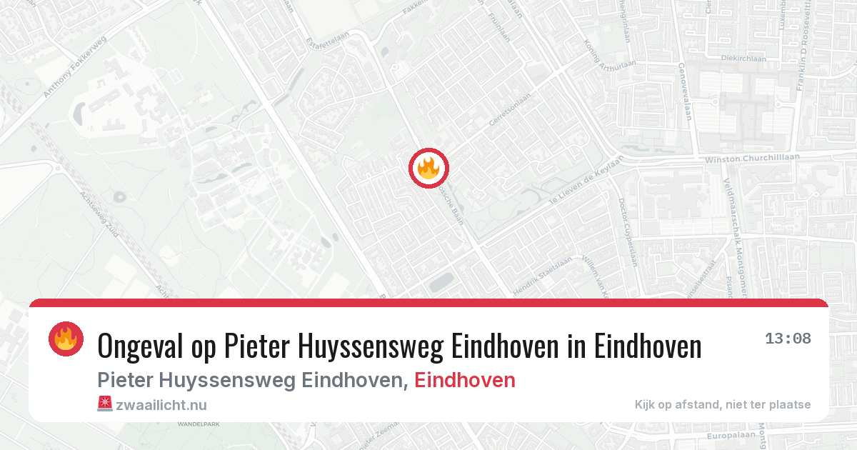 Ongeval op Pieter Huyssensweg Eindhoven in Eindhoven — 27 mei 2026