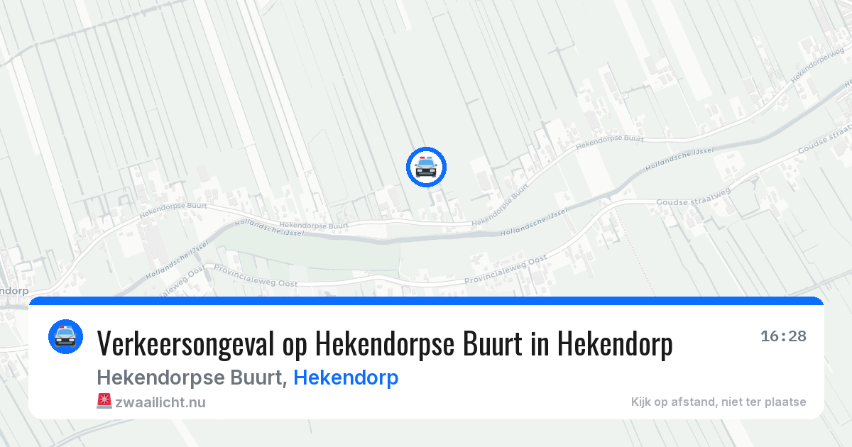 Verkeersongeval op Hekendorpse Buurt in Hekendorp — 22 mei 2026