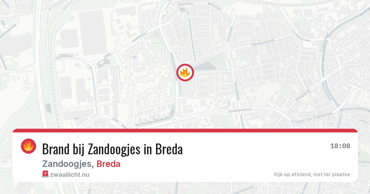 Brand bij Zandoogjes in Breda — 24 mei 2026