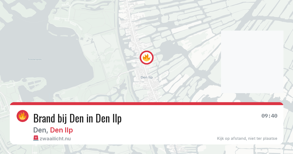 Brand bij Den in Den Ilp — 21 jan 2026
