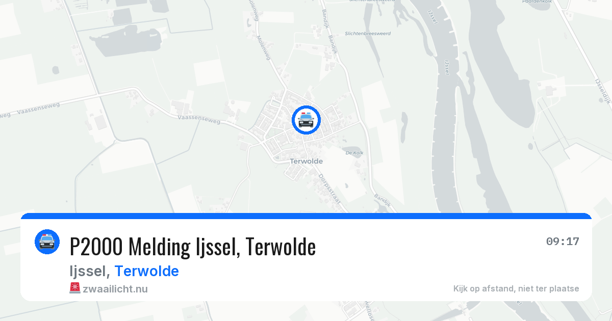 P2000 Melding Ijssel, Terwolde — 21 jul 2026