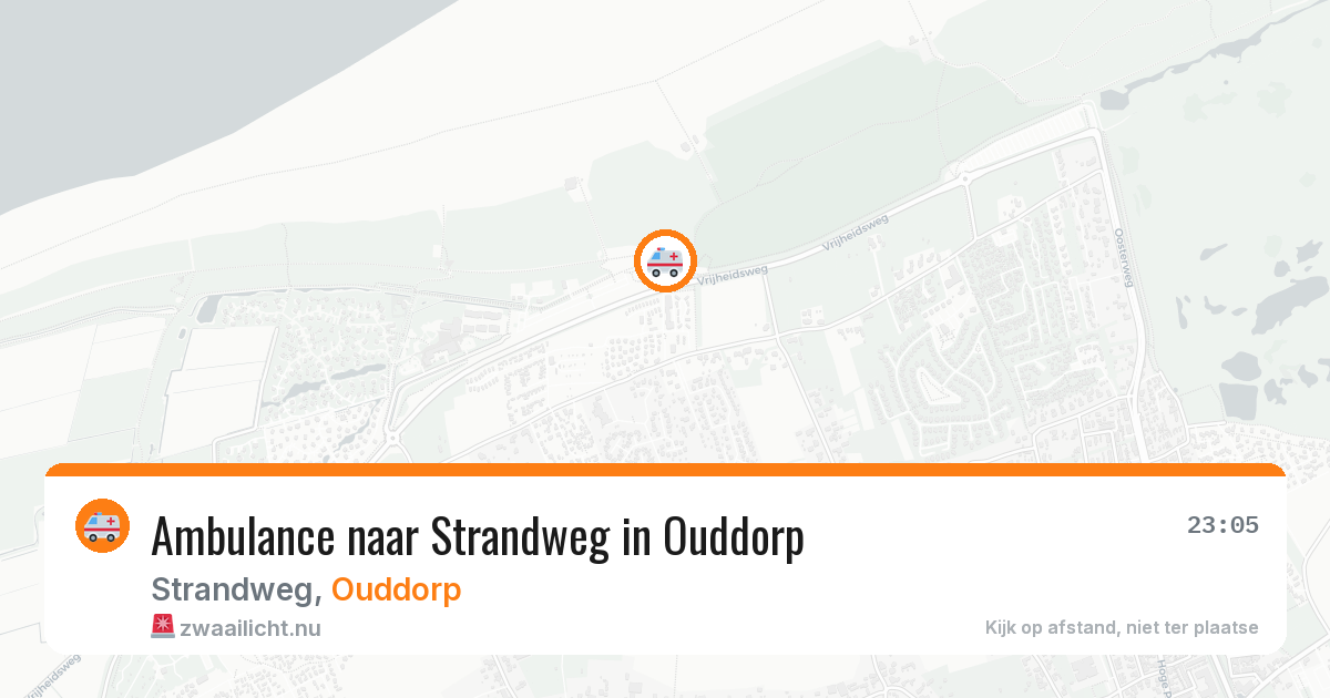 Ambulance naar Strandweg in Ouddorp — 21 jul 2026