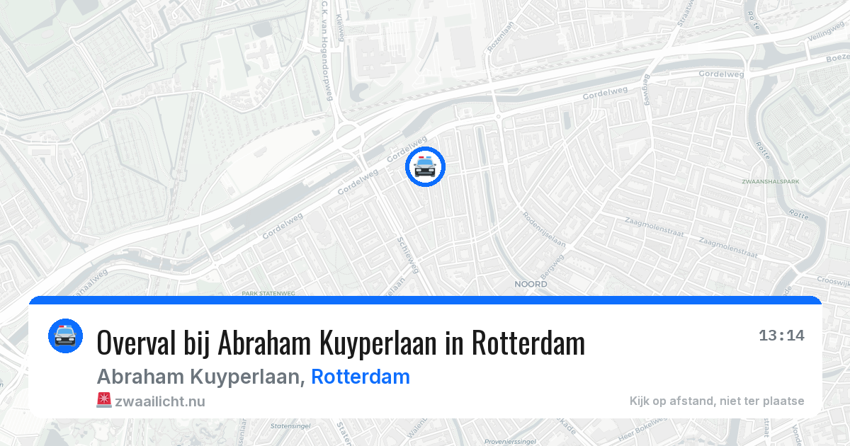 Overval bij Abraham Kuyperlaan in Rotterdam — 21 jul 2026
