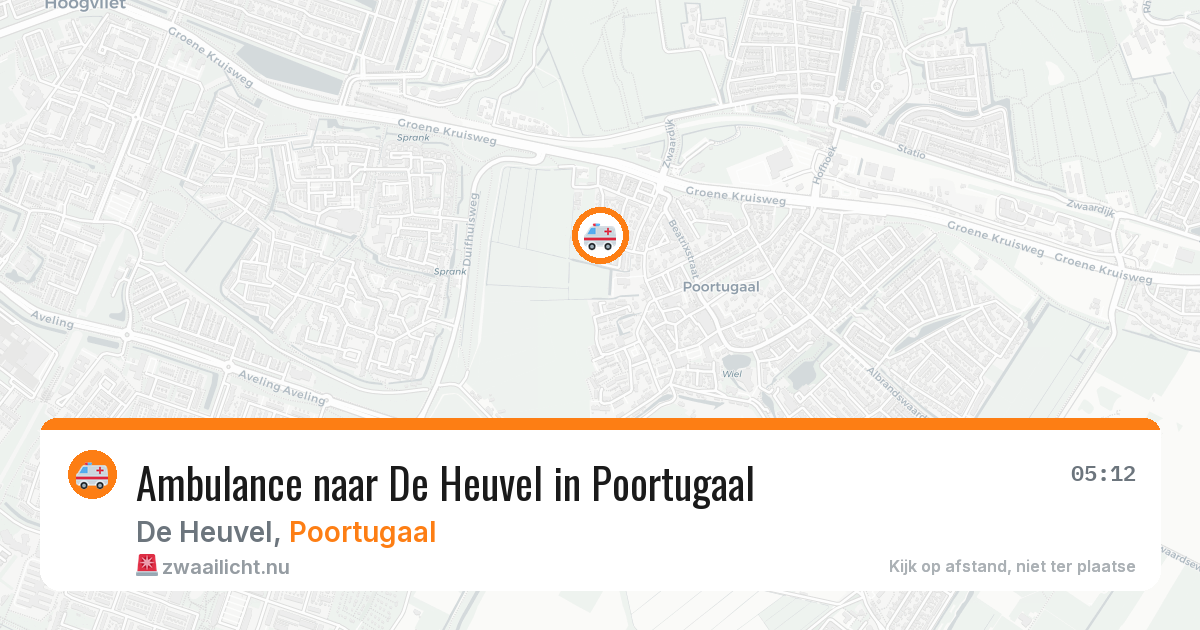 Ambulance naar De Heuvel in Poortugaal — 17 jun 2026