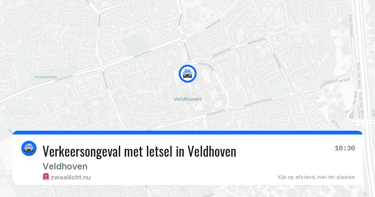 Verkeersongeval met letsel in Veldhoven — 27 mei 2026