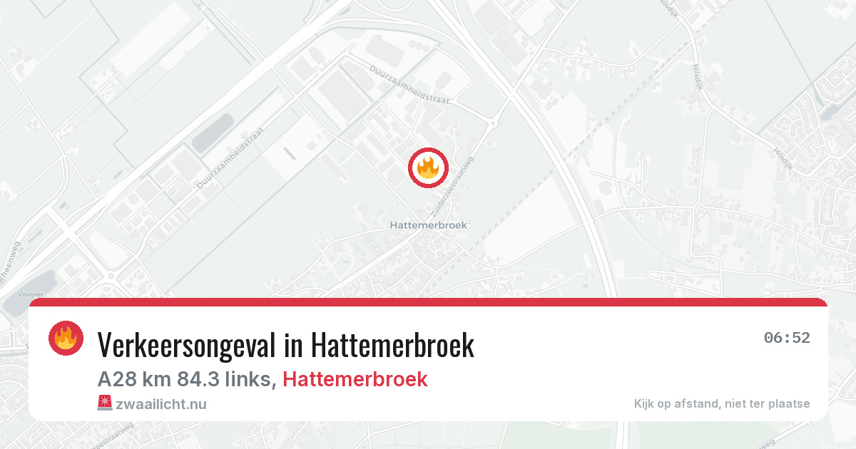 Verkeersongeval in Hattemerbroek — 22 mei 2026