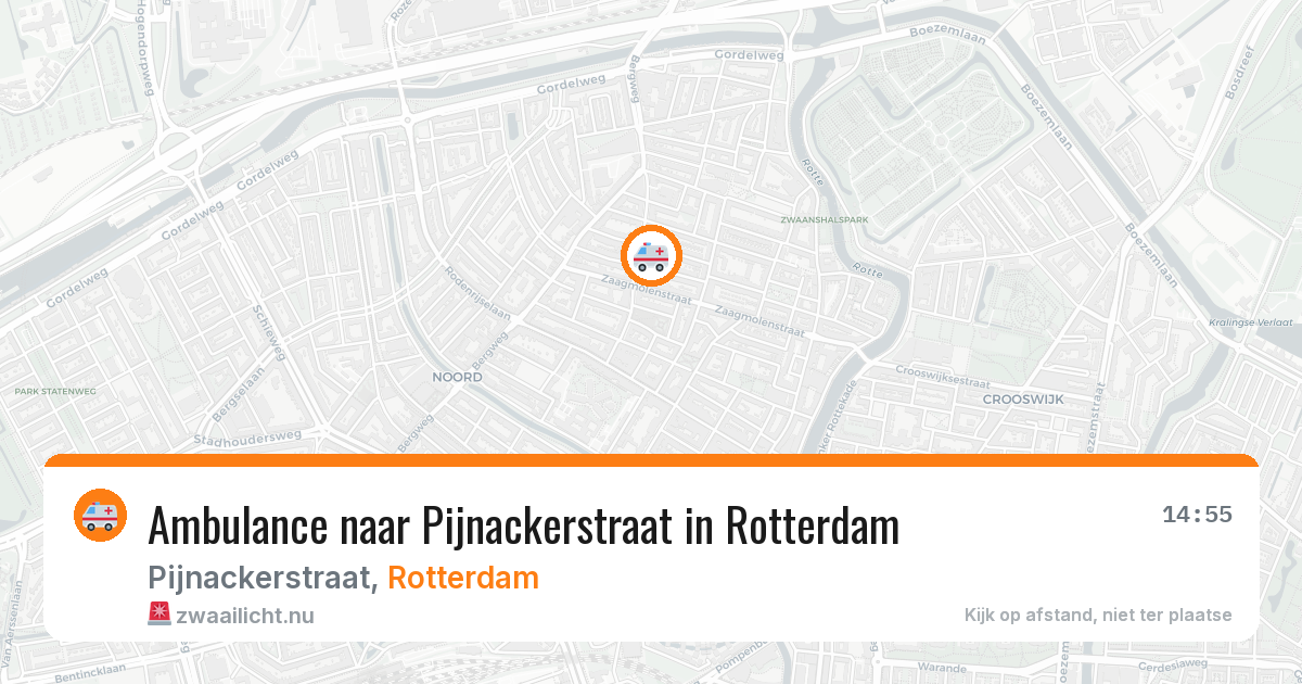Ambulance naar Pijnackerstraat in Rotterdam — 17 jul 2026