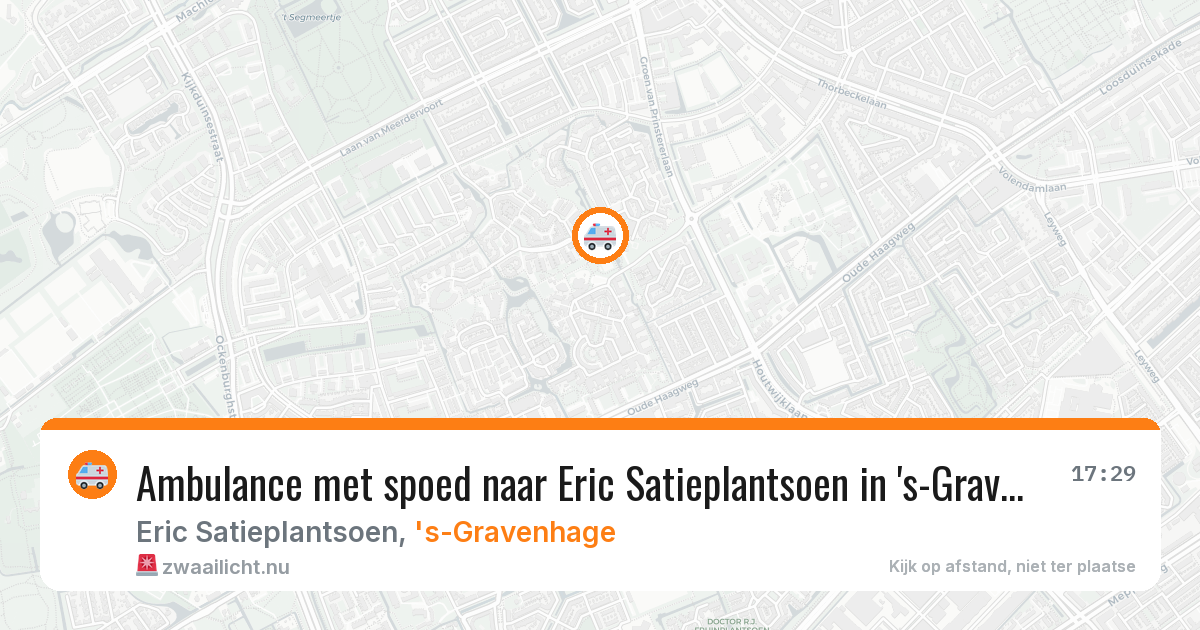 Ambulance met spoed naar Eric Satieplantsoen in 's-Gravenhage — 11 feb 2026