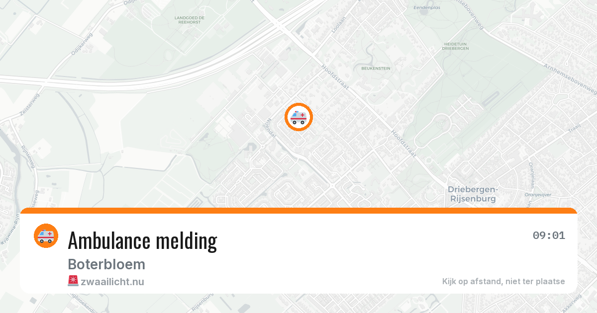 Ambulance melding — 25 feb 2026