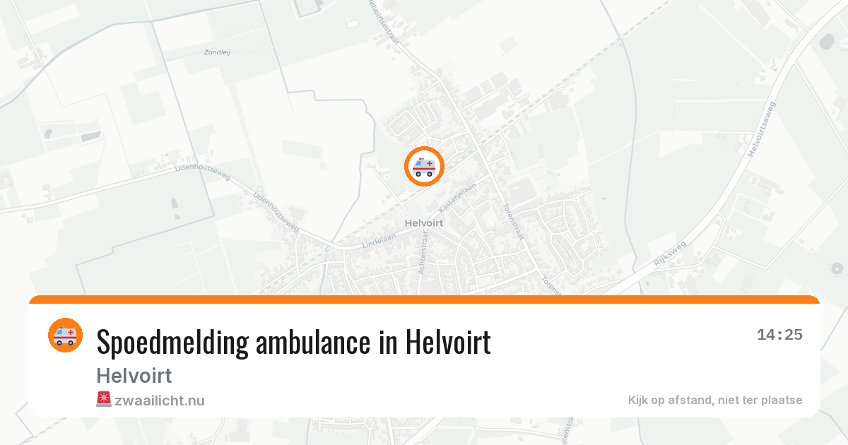 Spoedmelding ambulance in Helvoirt — 3 jun 2026
