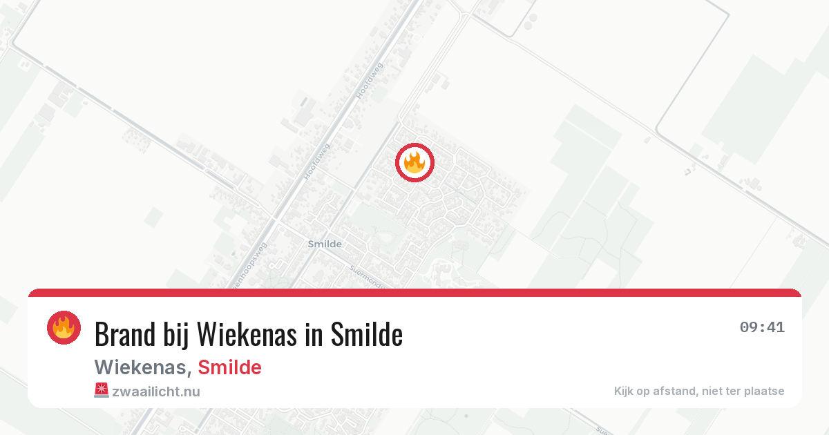 Brand bij Wiekenas in Smilde — 7 apr 2026