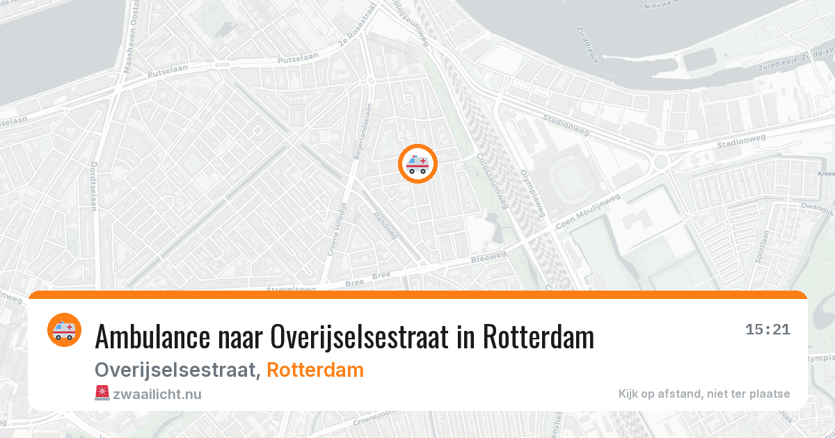 Ambulance naar Overijselsestraat in Rotterdam — 5 jun 2026