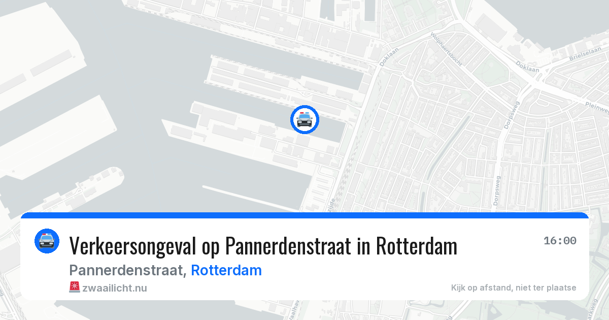 Verkeersongeval op Pannerdenstraat in Rotterdam — 23 mrt 2026