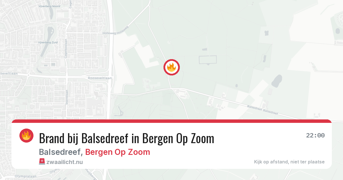 Brand bij Balsedreef in Bergen Op Zoom — 16 mei 2026