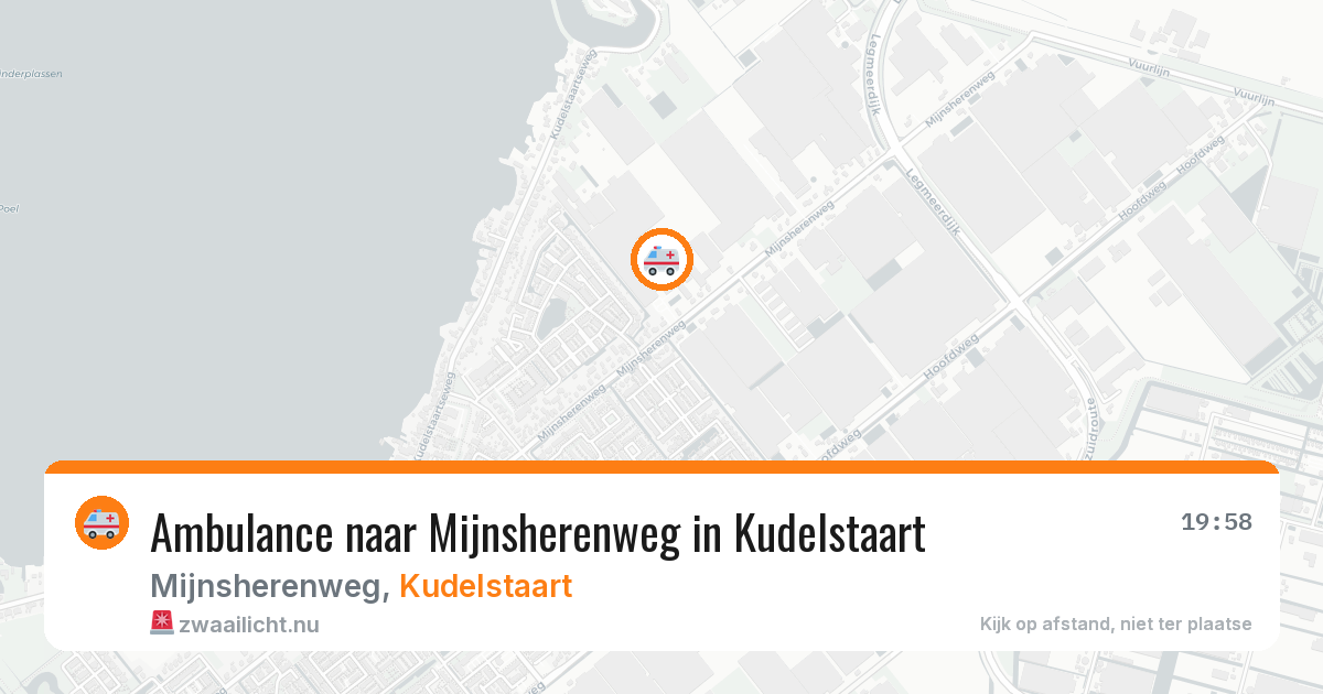 Ambulance naar Mijnsherenweg in Kudelstaart — 12 jul 2026