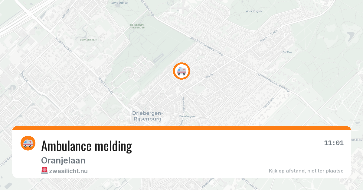 Ambulance melding — 11 feb 2026