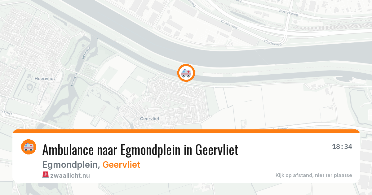 Ambulance naar Egmondplein in Geervliet — 1 jun 2026