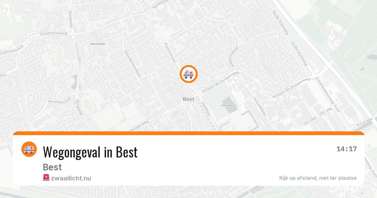 Wegongeval in Best — 12 jul 2026