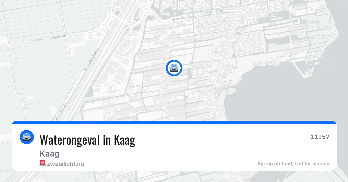 Waterongeval in Kaag — 24 jun 2026