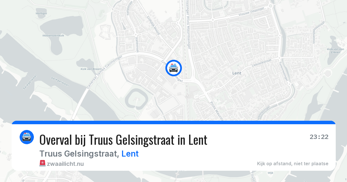 Overval bij Truus Gelsingstraat in Lent — 4 mei 2026