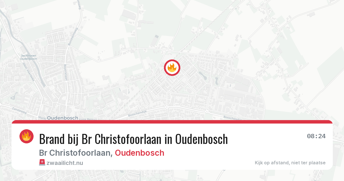 Brand bij Br Christofoorlaan in Oudenbosch — 5 jun 2026