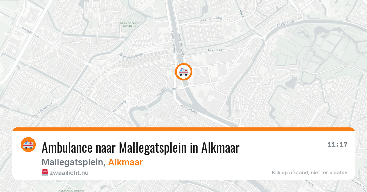 Ambulance naar Mallegatsplein in Alkmaar — 2 jun 2026