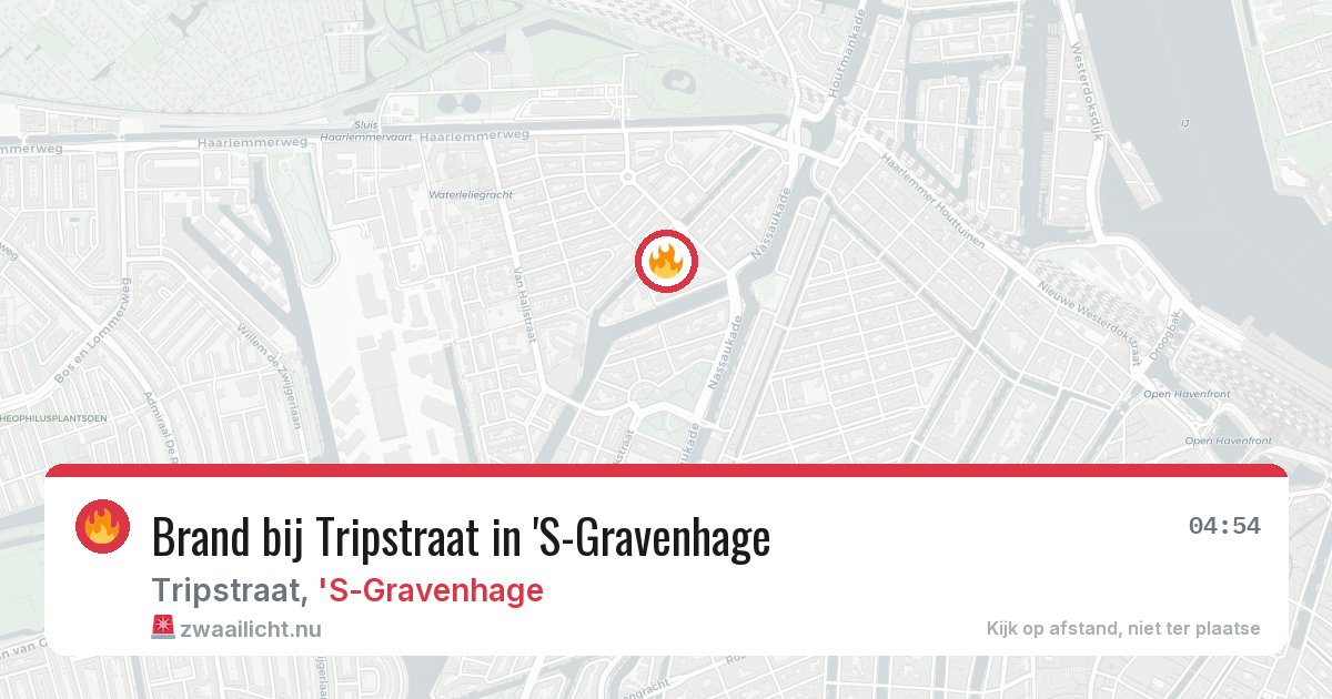 Brand bij Tripstraat in 'S-Gravenhage — 17 mrt 2026