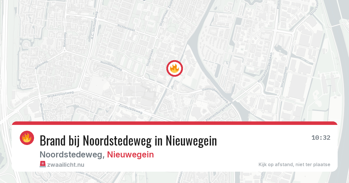 Brand bij Noordstedeweg in Nieuwegein — 17 jul 2026
