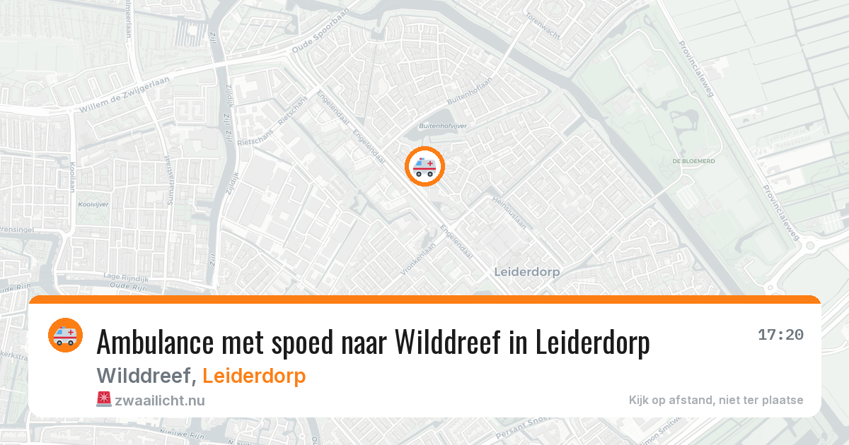 Ambulance met spoed naar Wilddreef in Leiderdorp — 11 jul 2026
