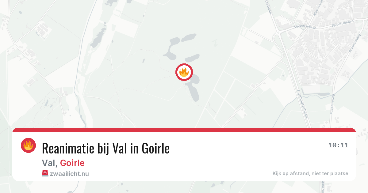 Reanimatie bij Val in Goirle — 11 jul 2026