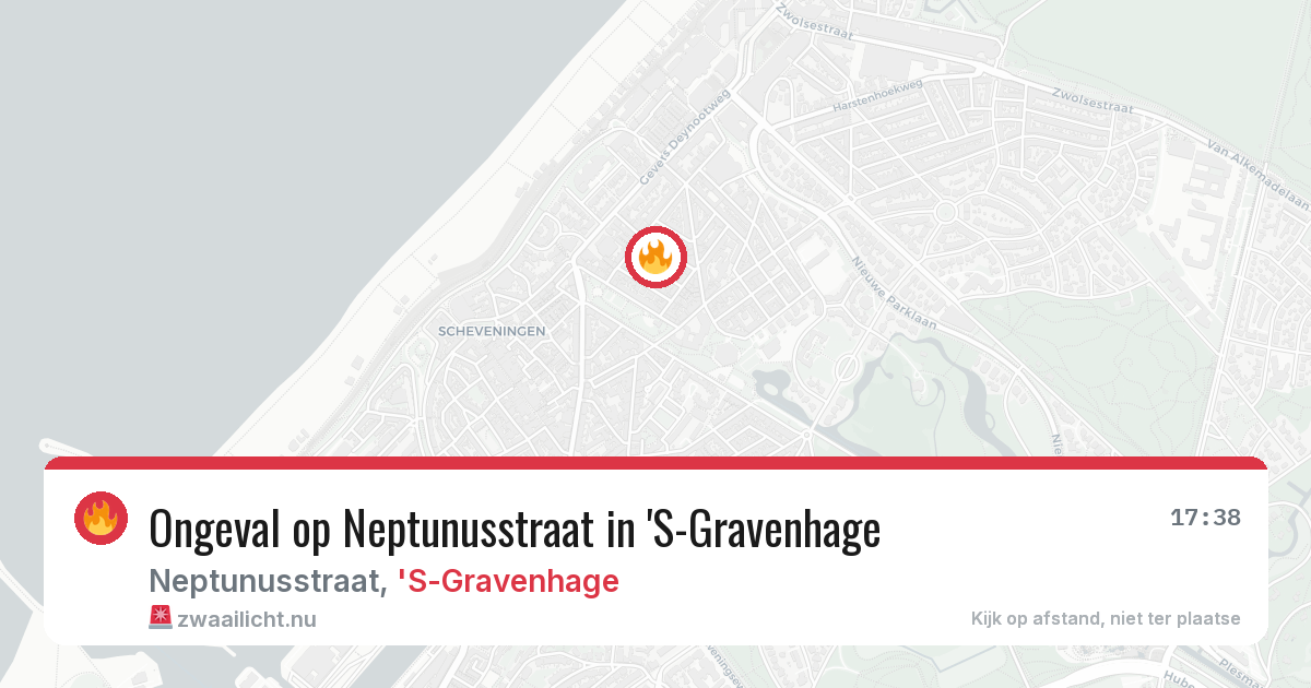 Ongeval op Neptunusstraat in 'S-Gravenhage — 2 jun 2026