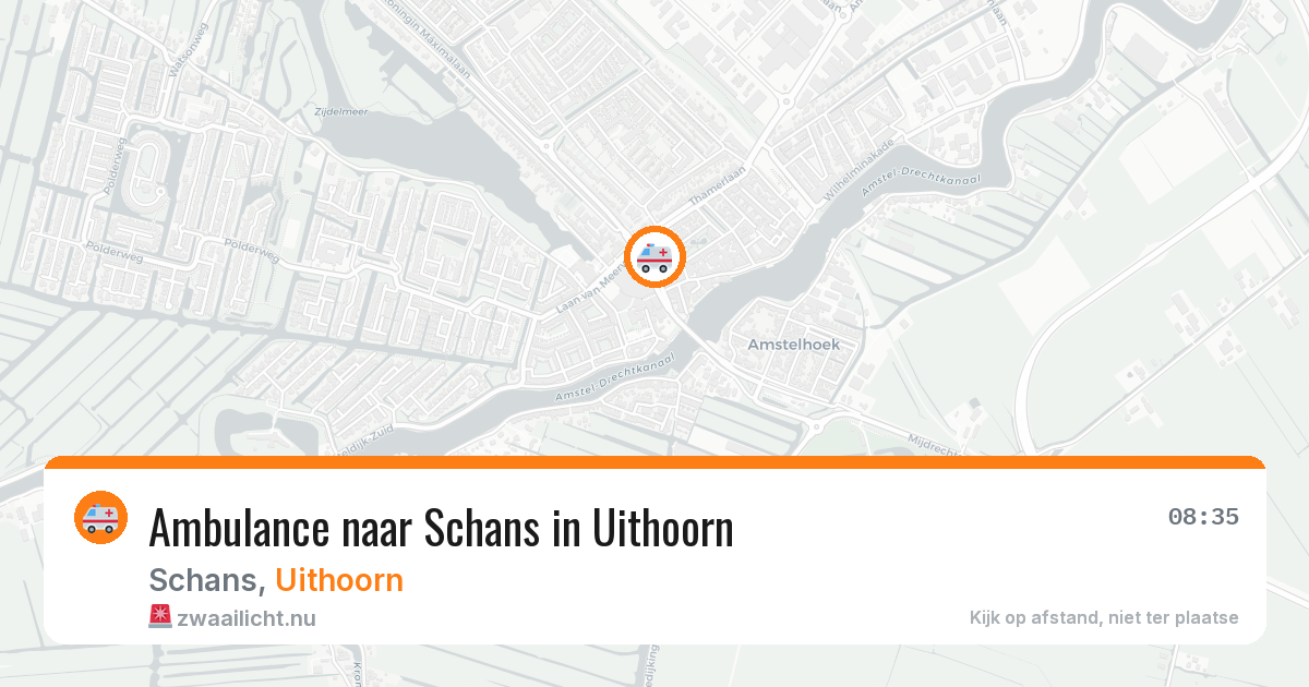 Ambulance naar Schans in Uithoorn — 12 jul 2026