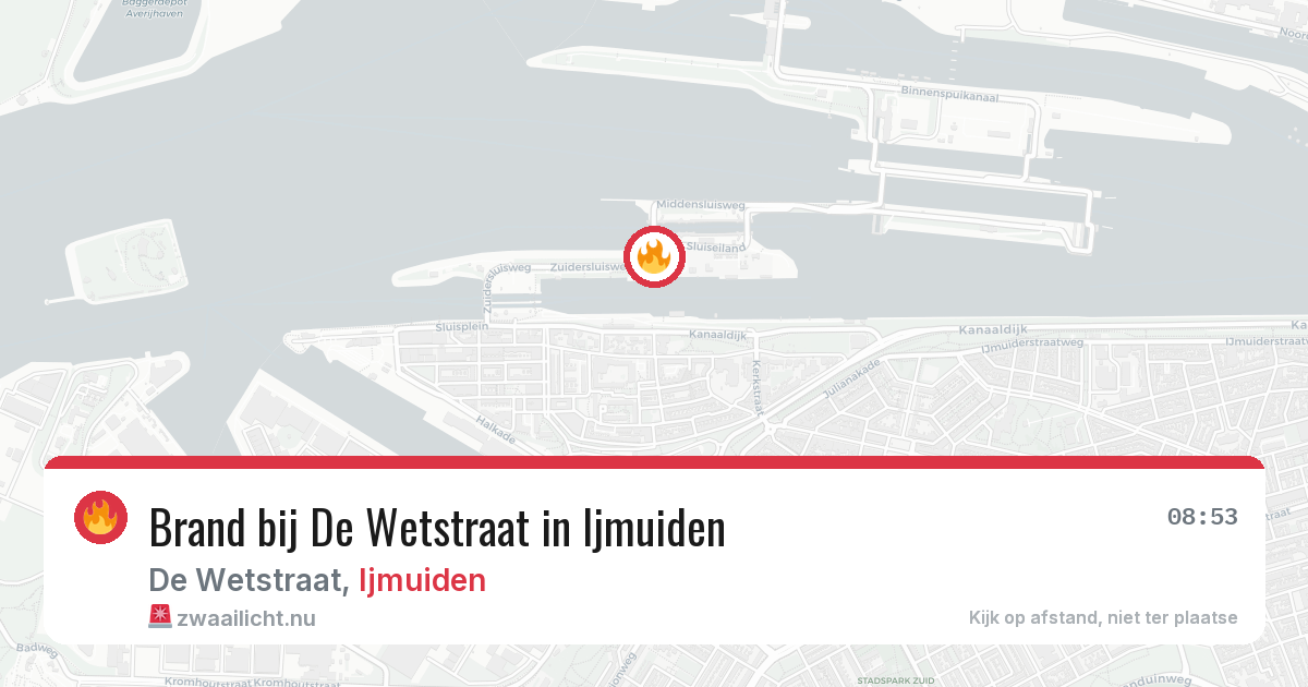 Brand bij De Wetstraat in Ijmuiden — 14 jul 2026
