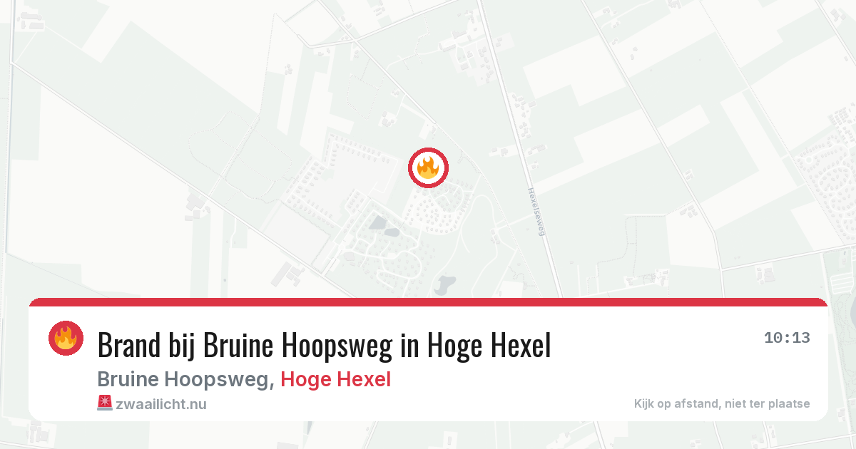 Brand bij Bruine Hoopsweg in Hoge Hexel — 11 apr 2026