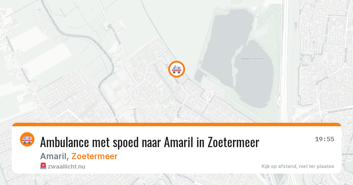 Ambulance met spoed naar Amaril in Zoetermeer — 26 jan 2026