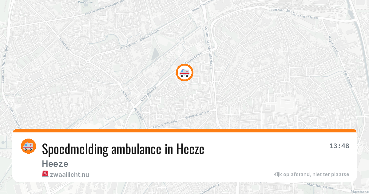 Spoedmelding ambulance in Heeze — 21 jan 2026