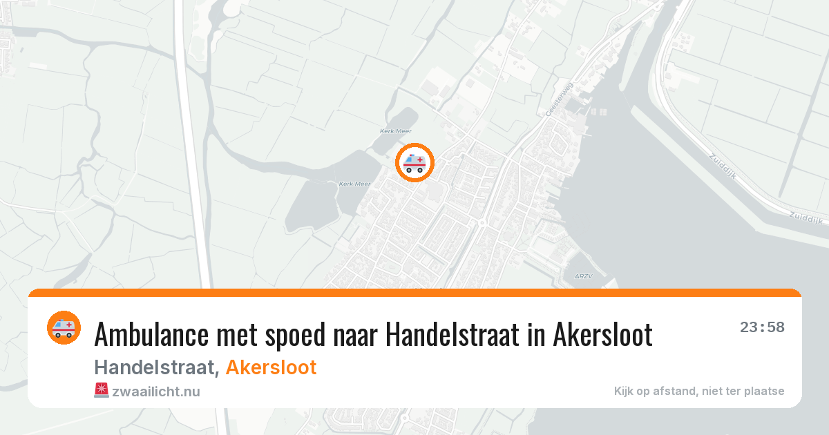 Ambulance met spoed naar Handelstraat in Akersloot — 3 feb 2026
