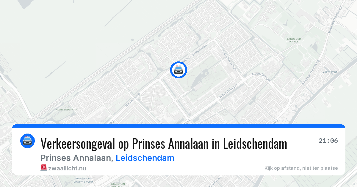 Verkeersongeval op Prinses Annalaan in Leidschendam — 4 jun 2026