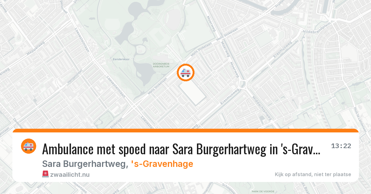 Ambulance met spoed naar Sara Burgerhartweg in 's-Gravenhage — 25 jan 2026