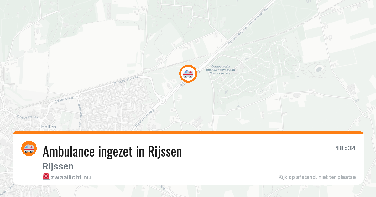 Ambulance ingezet in Rijssen — 17 jan 2026