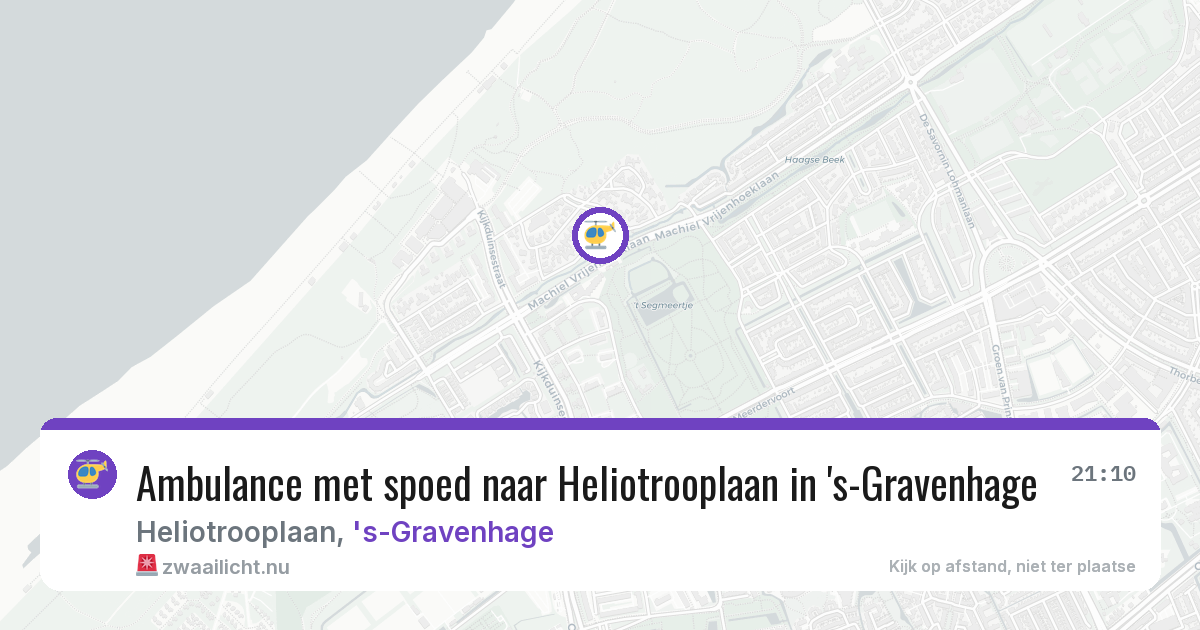 Ambulance met spoed naar Heliotrooplaan in 's-Gravenhage — 25 mrt 2026