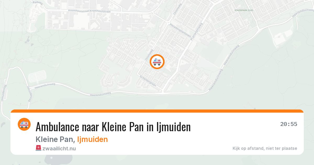 Ambulance naar Kleine Pan in Ijmuiden — 12 jul 2026