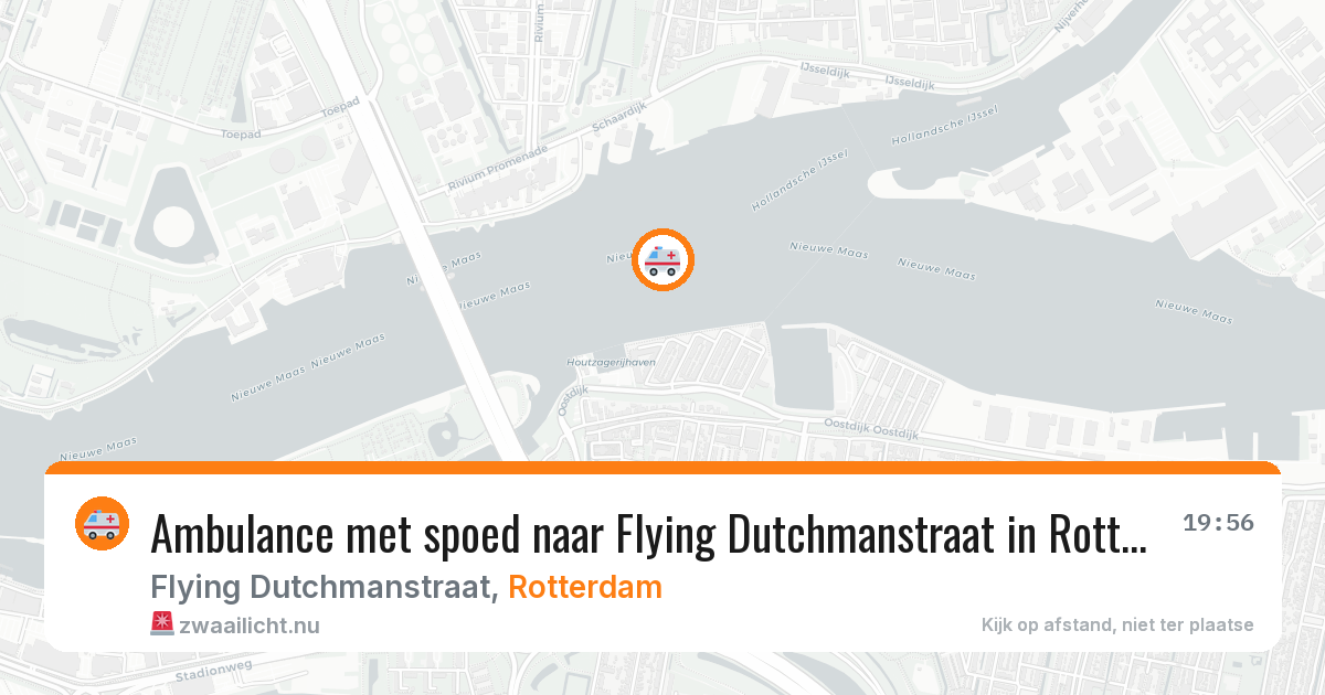 Ambulance met spoed naar Flying Dutchmanstraat in Rotterdam — 17 jul 2026